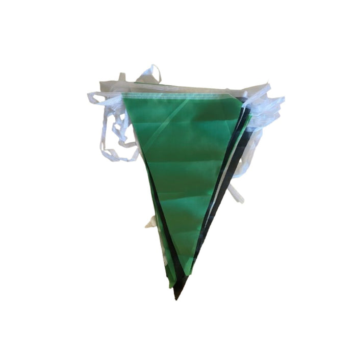 Bunting Green and Black 10m (33ft)