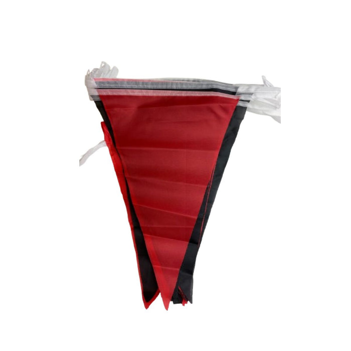 Bunting Red and Black 10m (33ft)