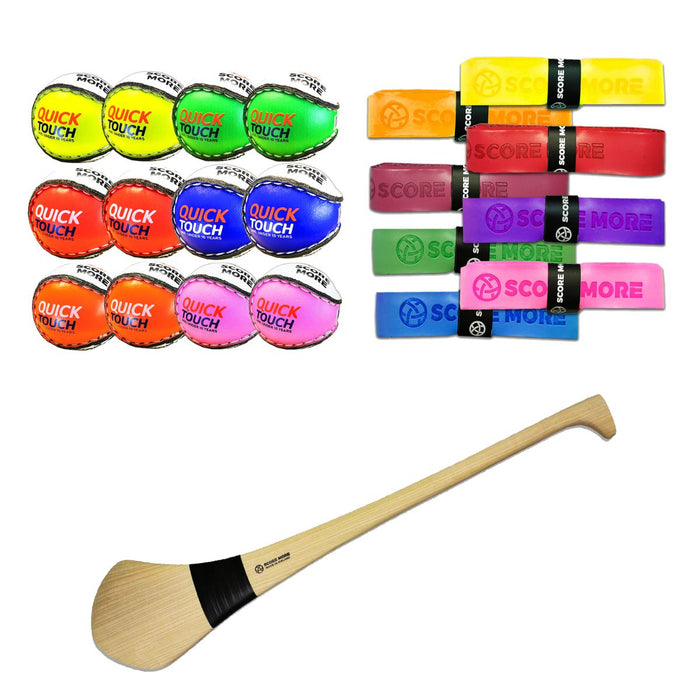 Hurley 32", Quick Touch Sliotar and Grip Players Pack