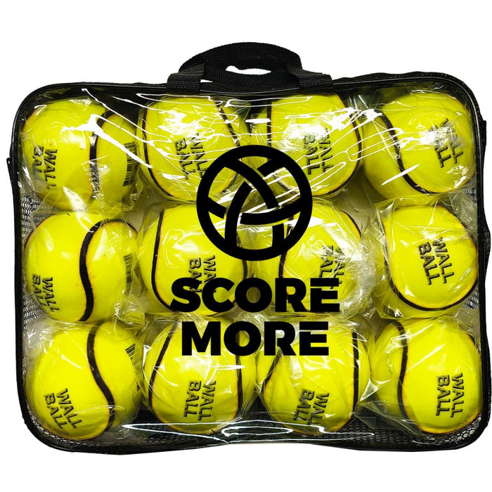 Score More Wall Ball Yellow Size 5 12 Pack