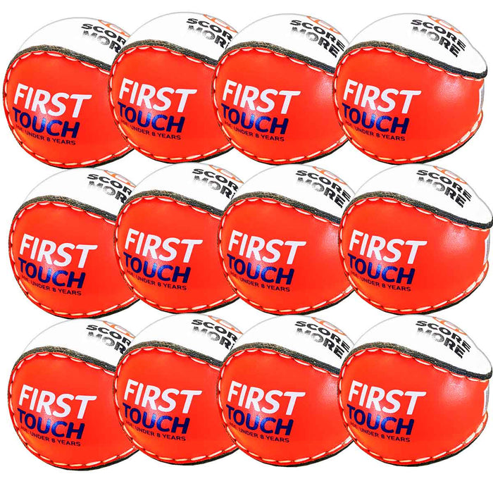 FIRST-TOUCH-SLIOTAR-12-PACK-RED score more