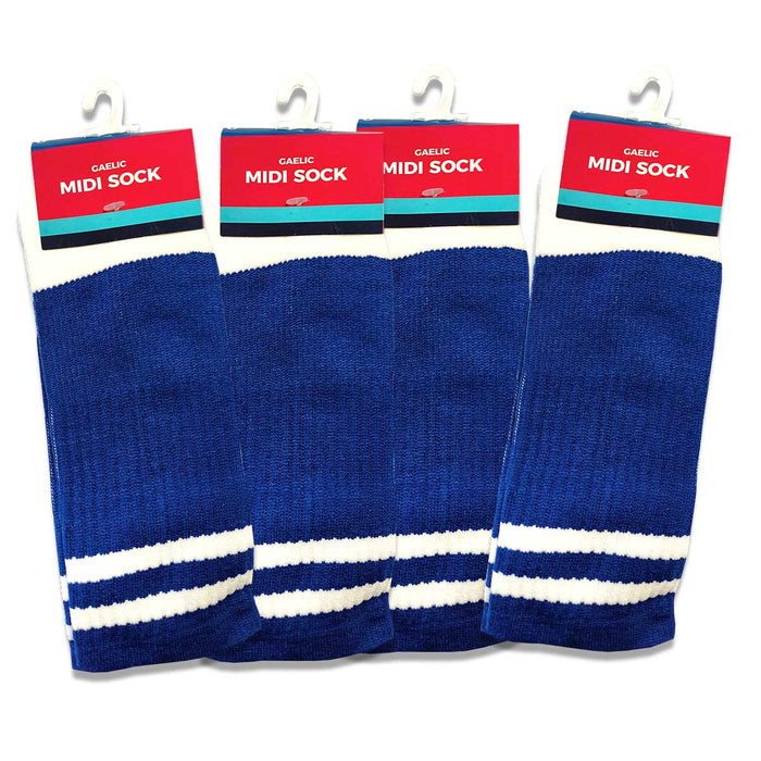 kids midi sock blue
