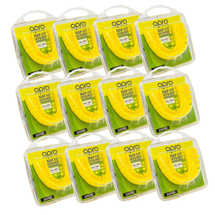 12 Pack Junior SNAP-FIT Mouthguard Individual Colours