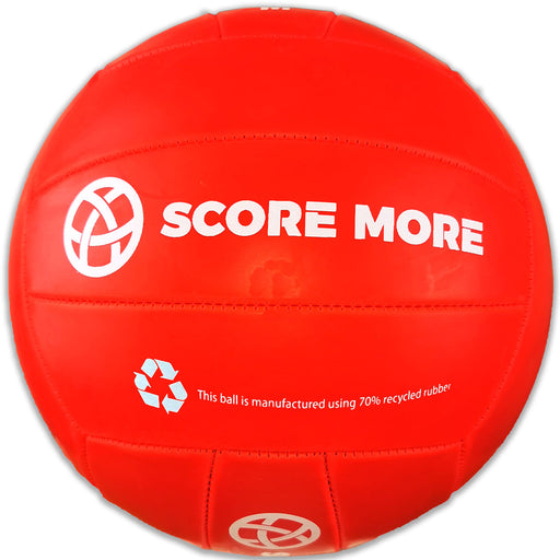 70% recycled rubber score more red gaelic football size 5 