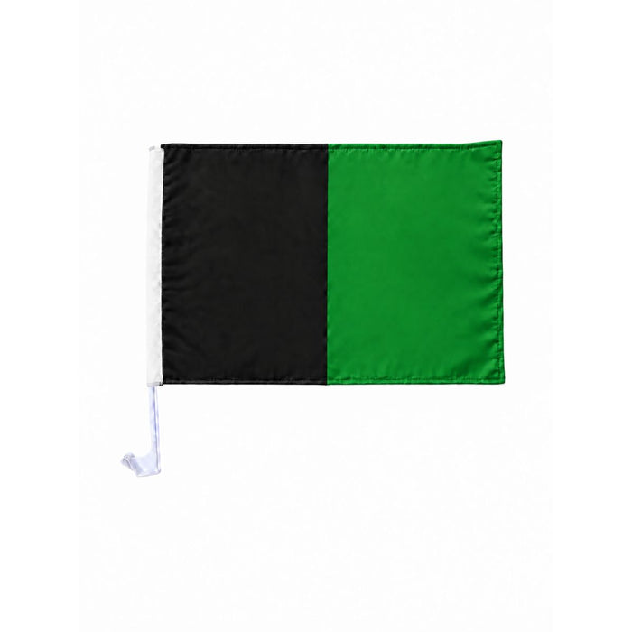 Score More Car Flag Black and Green