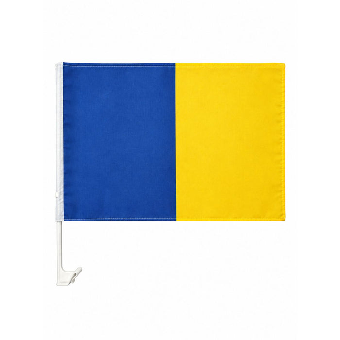 Score More Car Flag Blue and Gold