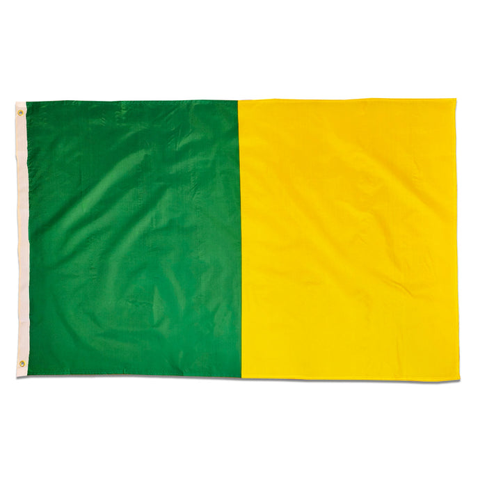 Score More Flag 5x3 Green and Yellow