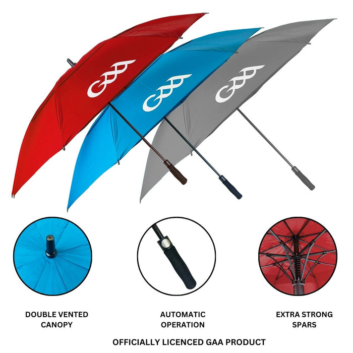 GAA Premium Golf Umbrella Red