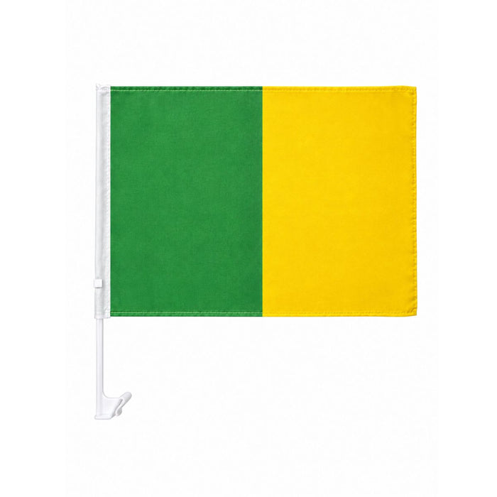 Score More Car Flag Green and Gold