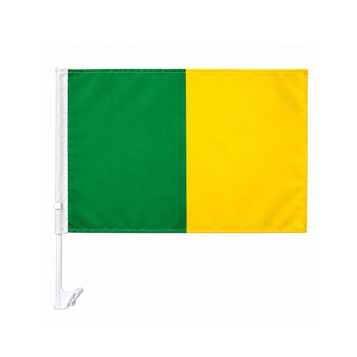 Score More Car Flag Green and Yellow