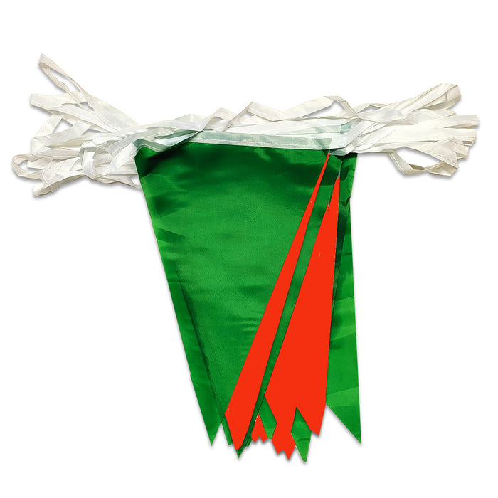 Bunting Green and Red 10m (33ft)