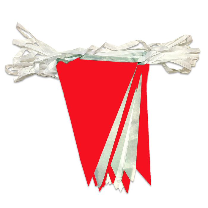 Bunting Red and White 10m (33ft)