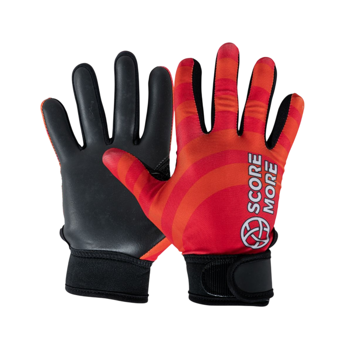 Gaelic Football Gloves Red & Orange Kids Small