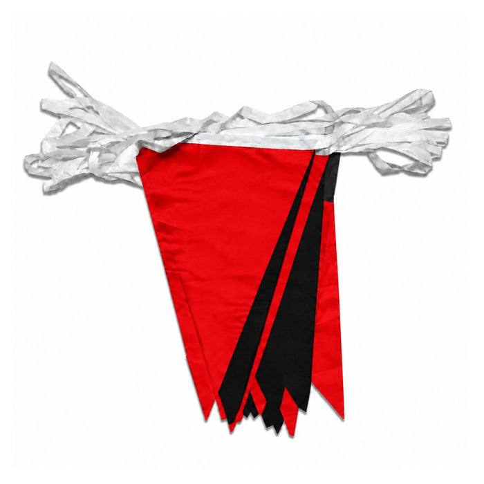 Bunting Red and Black 10m (33ft)