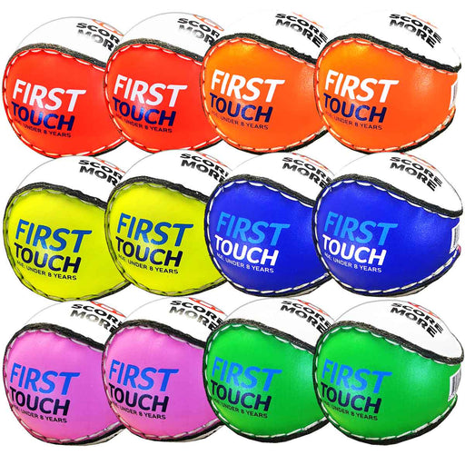 FIRST-TOUCH-SLIOTAR-12-PACK-MIXED score more 