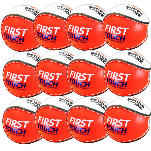 FIRST-TOUCH-SLIOTAR-12-PACK-RED score more 