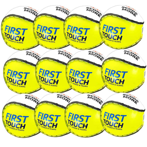 FIRST-TOUCH-SLIOTAR-12-PACK-YELLOW score more 