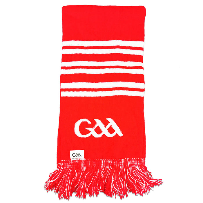 GAA Scarf Red/White