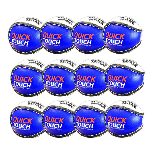 QUICK-TOUCH-SLIOTAR-12-PACK-BLUE-SCORE-MORE
