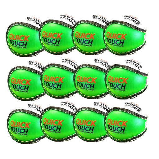 QUICK-TOUCH-SLIOTAR-12-PACK-GREEN-SCORE-MORE