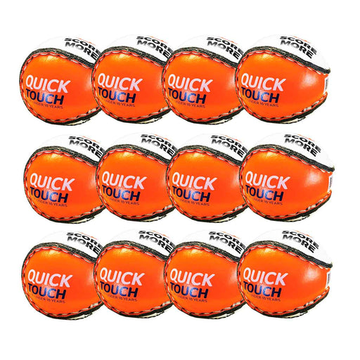 QUICK-TOUCH-SLIOTAR-12-PACK-ORANGE-SCORE-MORE