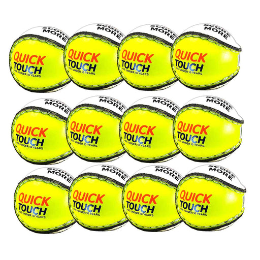 QUICK-TOUCH-SLIOTAR-12-PACK-YELLOW score more 