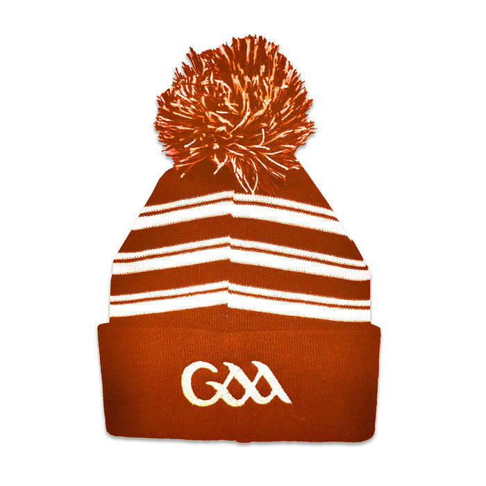 GAA Beanie Rust/White