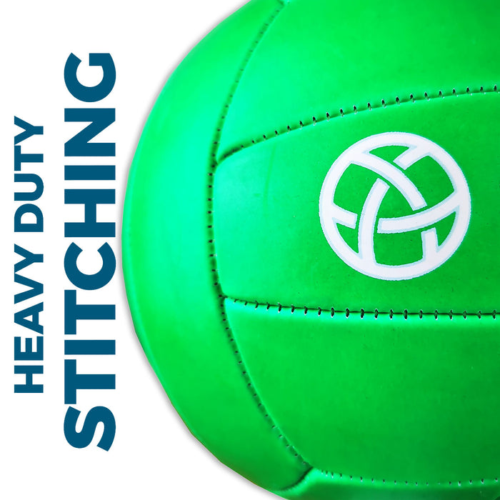 Score More Football Trainer Size 5 Green PREPUMPED! 70% recycled rubber