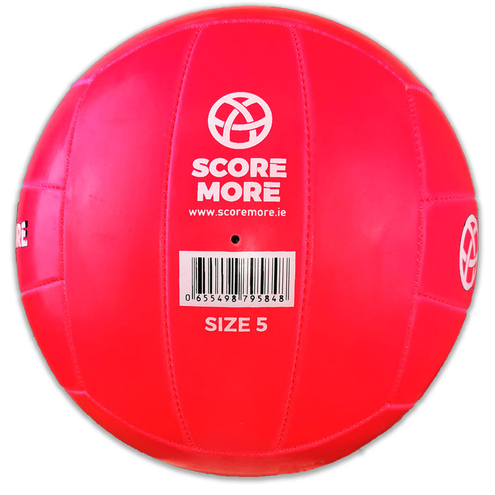 Score More Football Trainer Size 5 Pink PREPUMPED! 70% recycled rubber