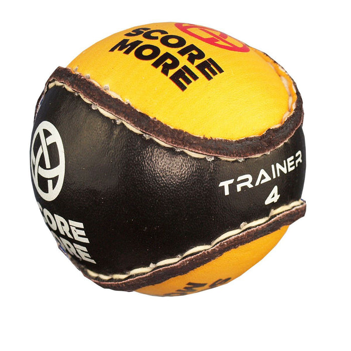 Training Sliotar Size 4 Black & Yellow