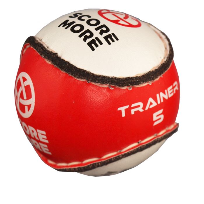 Training Sliotar Size 5 Red & White